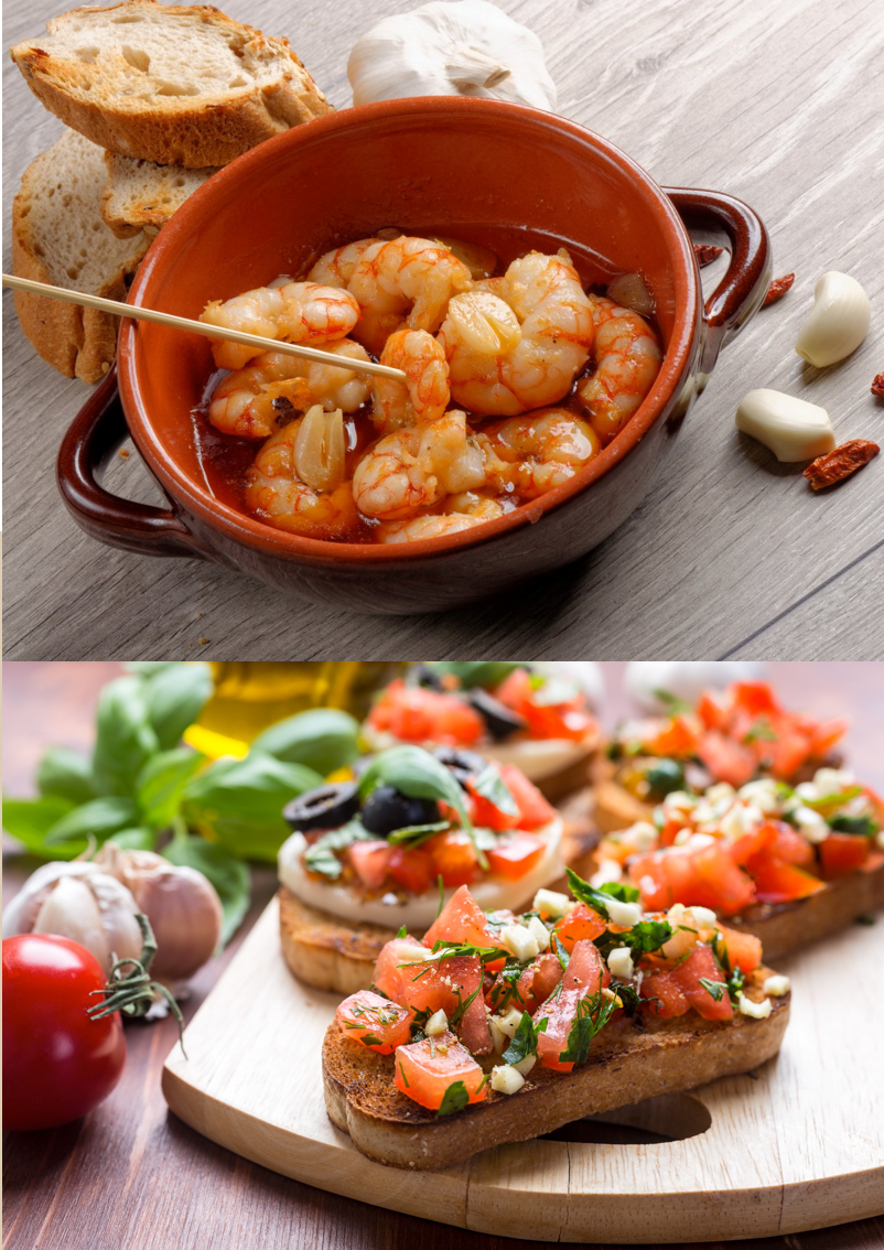 image of shrimps and bread